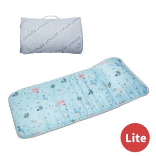 享居DOTDOT 2in1-Lite天絲睡袋睡墊(海洋世界) 輕巧小體積 專利產品 防螨抗菌 透氣防滑 台灣製