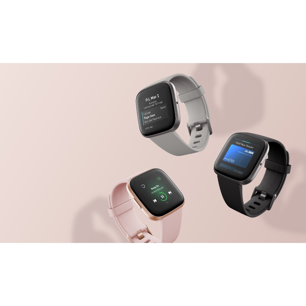 Fitbit Versa 2 智慧型手錶 FB507 步數 心跳 睡眠偵測 內建心率 GPS紀錄 現貨一支
