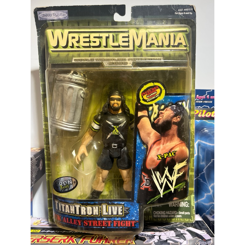JAKKS　WWF　WWE　世界摔角娛樂 Titan Tron Live街頭格鬥 Wrestle Mania X-PAC