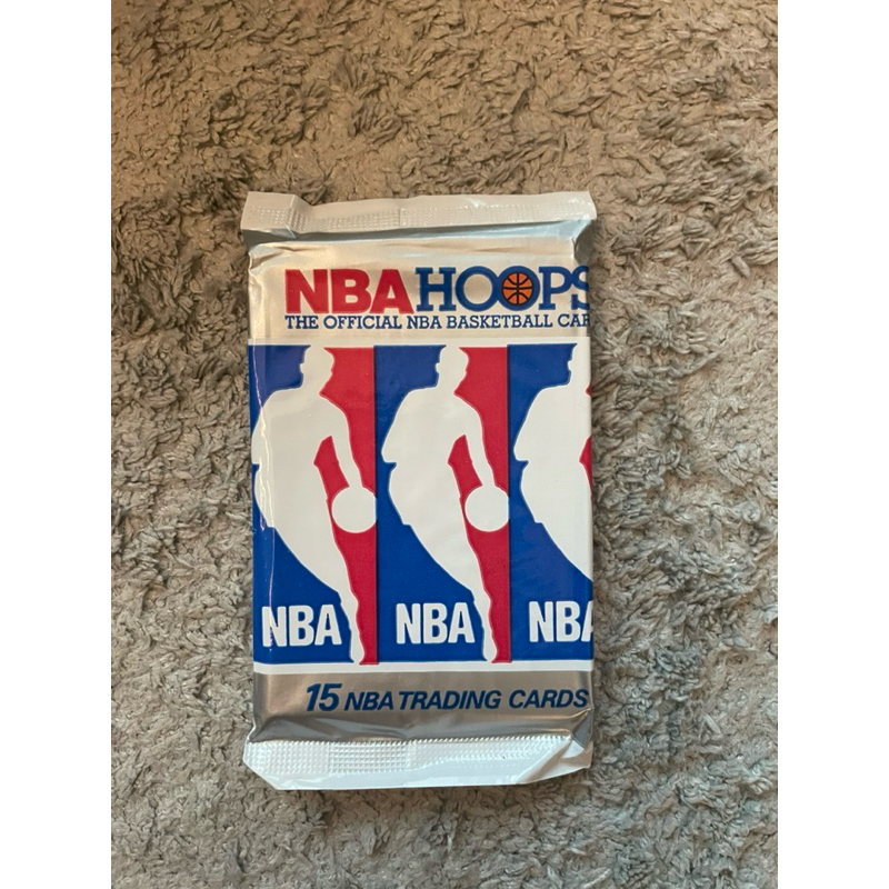 1990 rookie 新人NBA hoops卡包 pack 老物 球卡 收藏 Michael Jordan 等球星