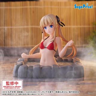 玩日藏 預購 24年 7月 日版 SEGA 景品 不起眼女主角培育法 英梨梨 泡湯半身像 溫泉樂園 14CM