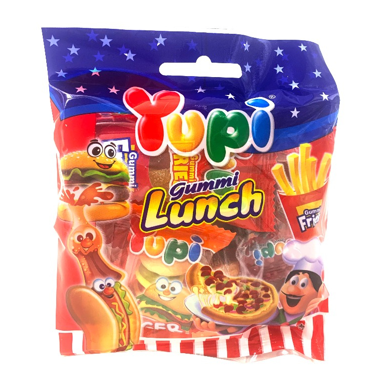 印尼 慧鴻 Yupi 呦皮 超值組合餐 QQ軟糖 60g 組合包 分享包 漢堡軟糖