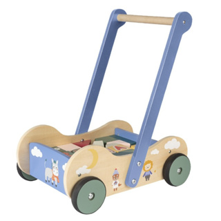 德國lupilu® 形狀認知積木學步車 木製玩具/積木玩具/形狀認知