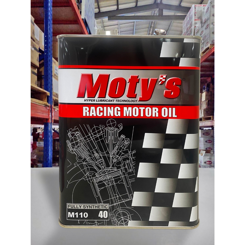 『油工廠』Moty's M110 5W40 RACING MOTYS 100%合成 高性能/競技 5W-40 4L