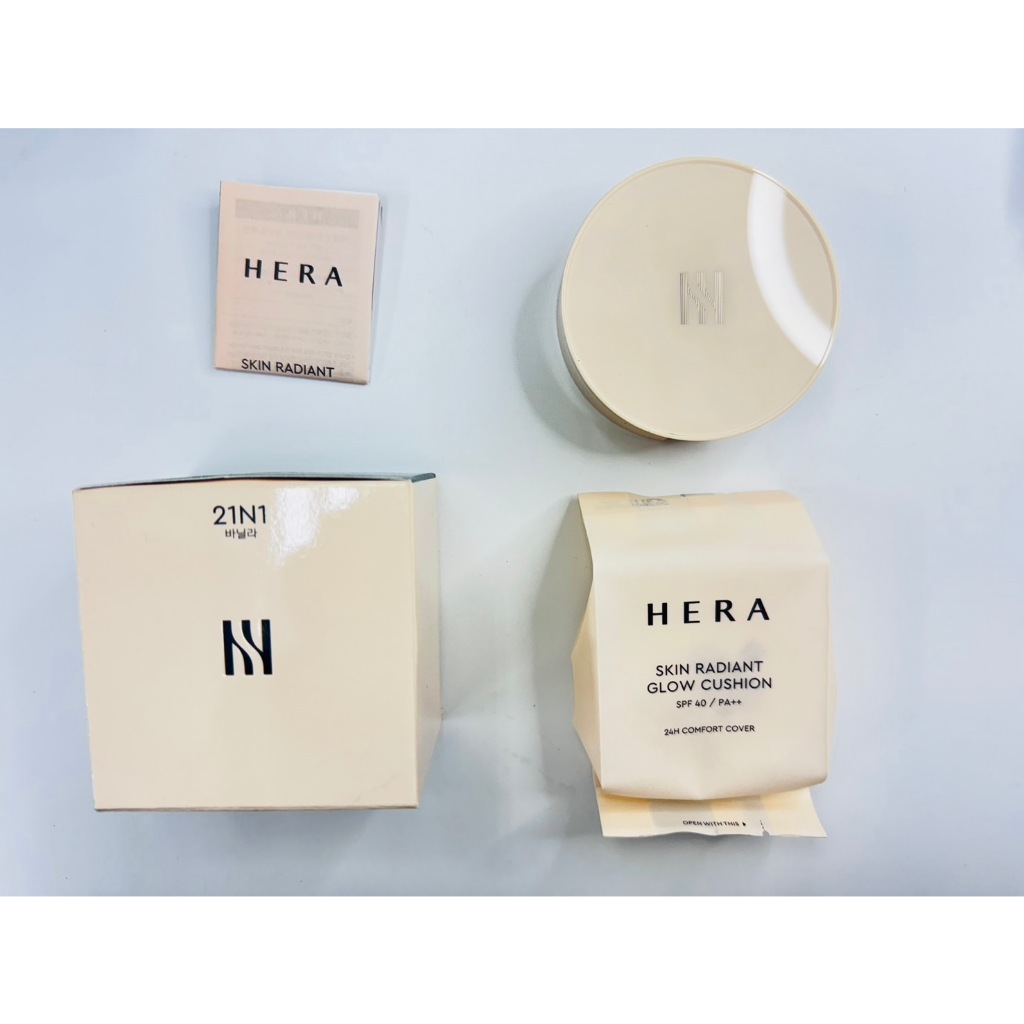 韓國 HERA赫拉 初光美肌氣墊粉餅 SPF 40/ PA++ (15gX2) 白色氣墊 黑氣墊 紫色氣墊