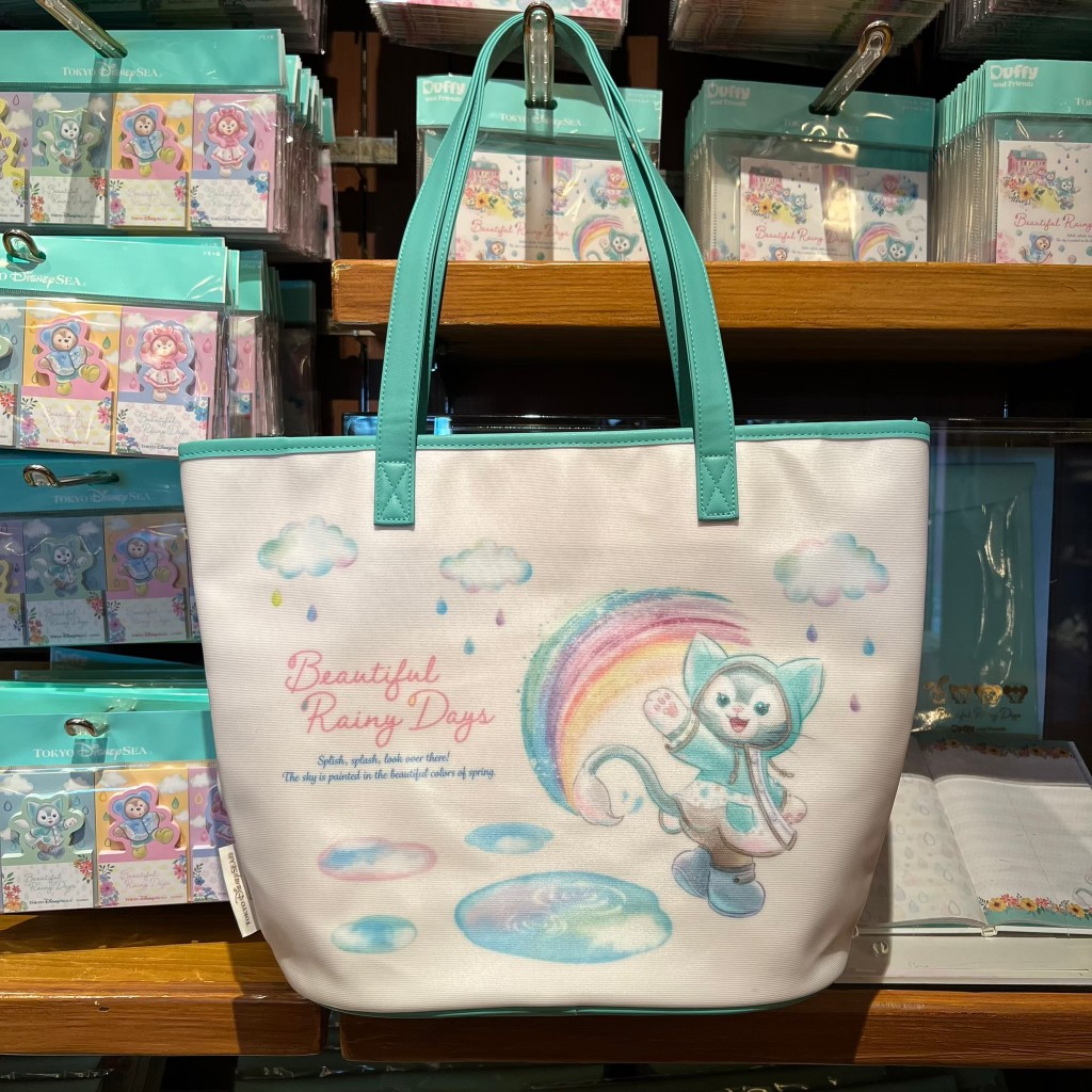 （現貨在台）東京迪士尼海洋限定達菲和好朋友美好雨天系列 托特包
