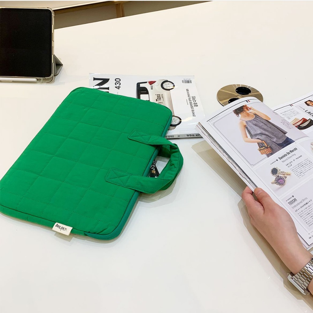 韓國ins風手提筆記本電腦包 平板包收納包 適用11寸iPad Pro平板鍵盤13寸筆記本電腦包15寸筆電包 筆電保護套