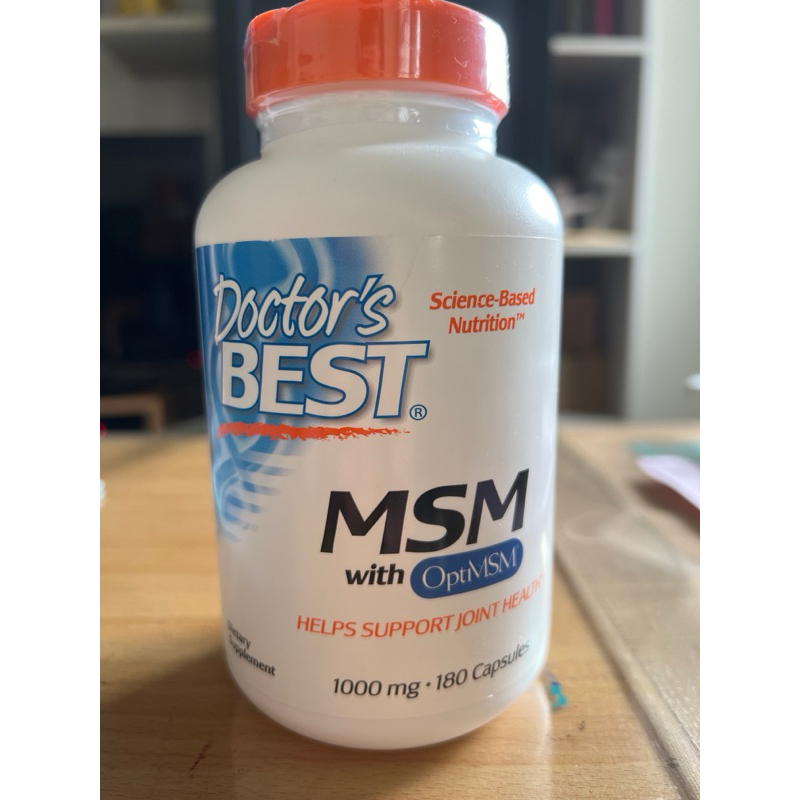 免運）葡萄糖胺軟骨素 MSM，含 OptiMSM，120 粒素食膠囊