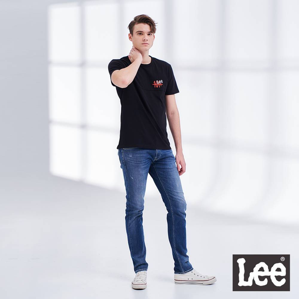 Lee 709 彈性低腰合身小直筒牛仔褲 男 101+ LL210209074