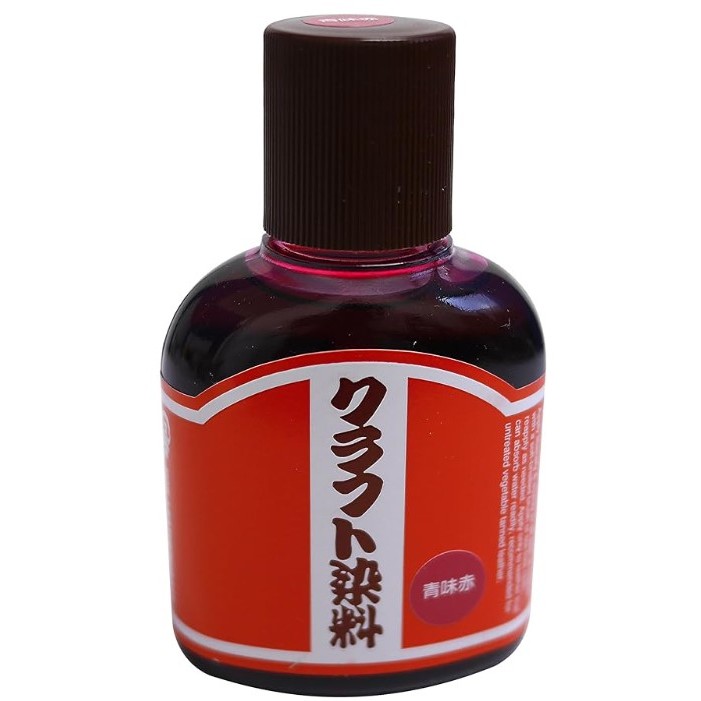 單罐【日製CRAFT鹽基染料100ml-青味赤(紫紅)色】皮革染料/染色劑/皮革專用染/塩機性染料《葉明福皮革創作工房》