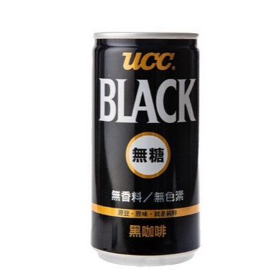 現貨 當日出貨 UCC BLACK 黑咖啡 無糖咖啡 185g/罐 單瓶賣場 可面交