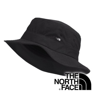 【THE NORTH FACE 美國】兒童抗紫外線圓盤帽『文字印花黑』NF0A7WHM