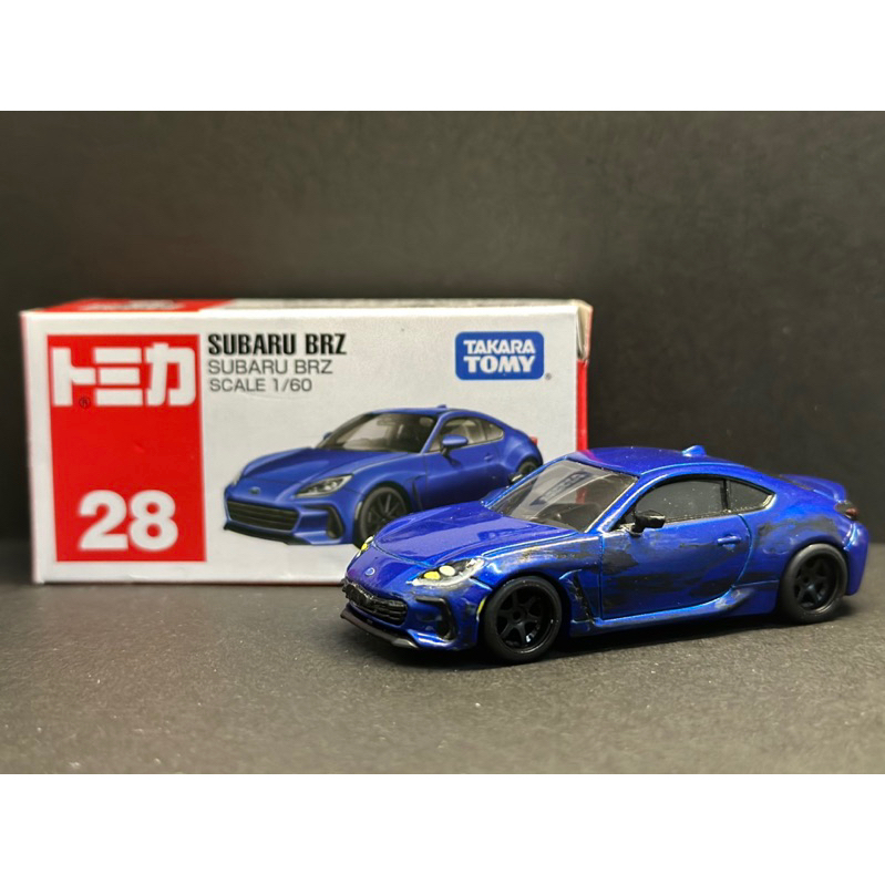 《M.W.模型》SUBARU BRZ TOMICA NO.28 二改（細節強化/贈台灣車牌）