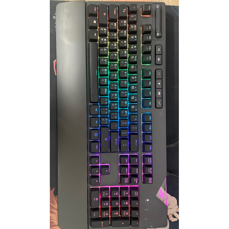 Rog 鍵盤rog strix flare青軸 二手近全新