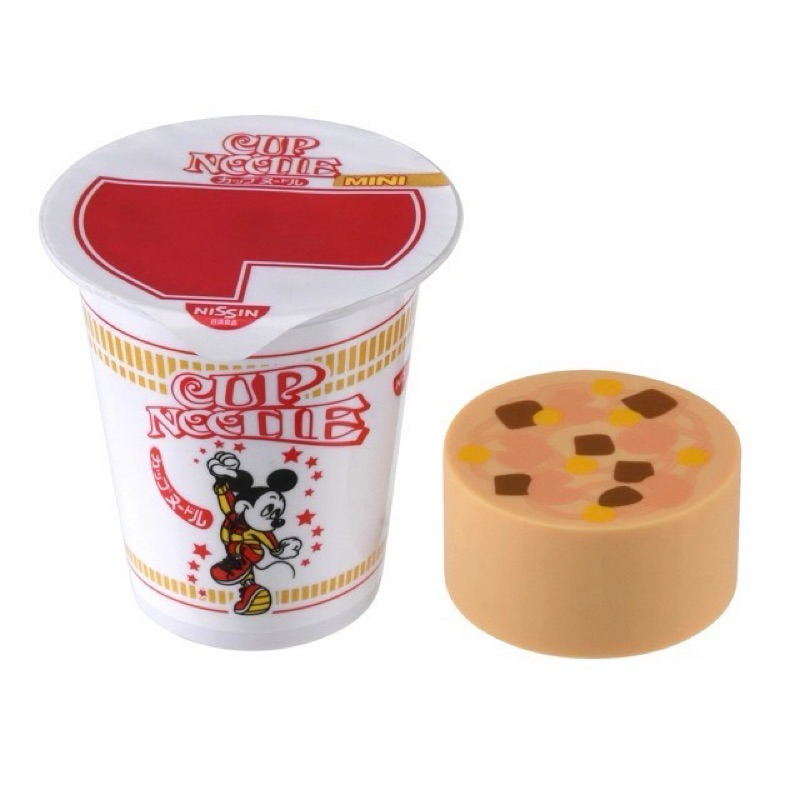 🔥《全新現貨》日本日清杯麵 聯名款  迪士尼 Disney 米奇杯麵橡皮擦