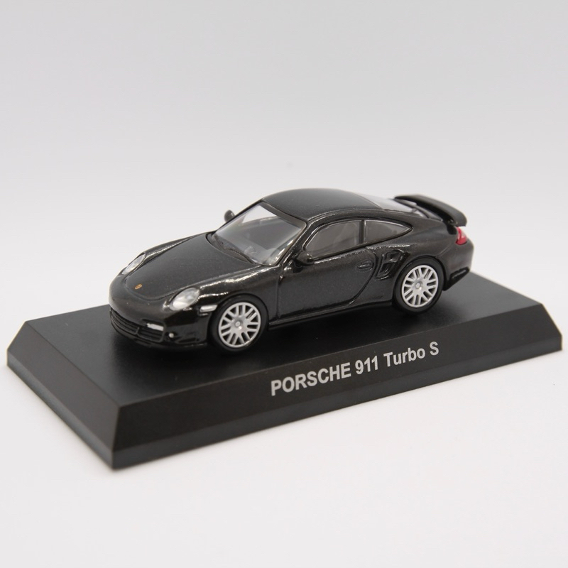 1/64 京商 Porsche 911 Turbo S 保時捷 997 Kyosho 997.2 黑色