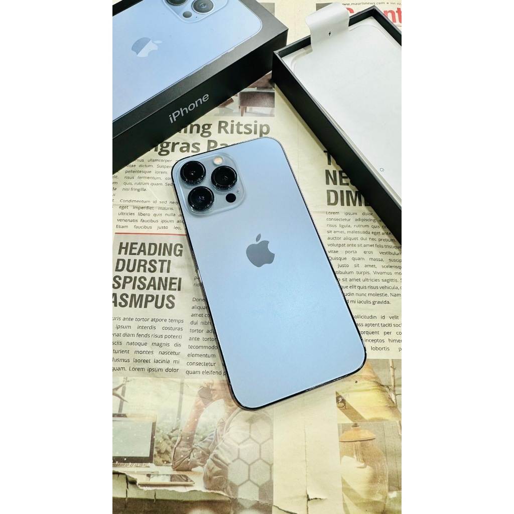 Apple iPhone13Pro 256 (藍)🔥八成新 (盒裝)二手美機(免運) 買對二手機何必買新機當日發貨 秒出
