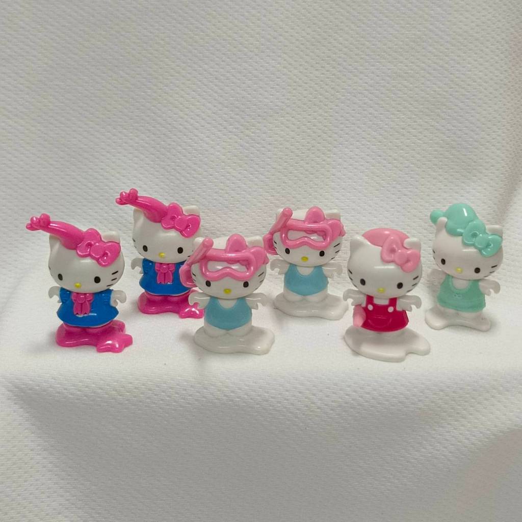 📌二手童玩📌Hello Kitty 健達出奇蛋 玩具 公仔 擺飾