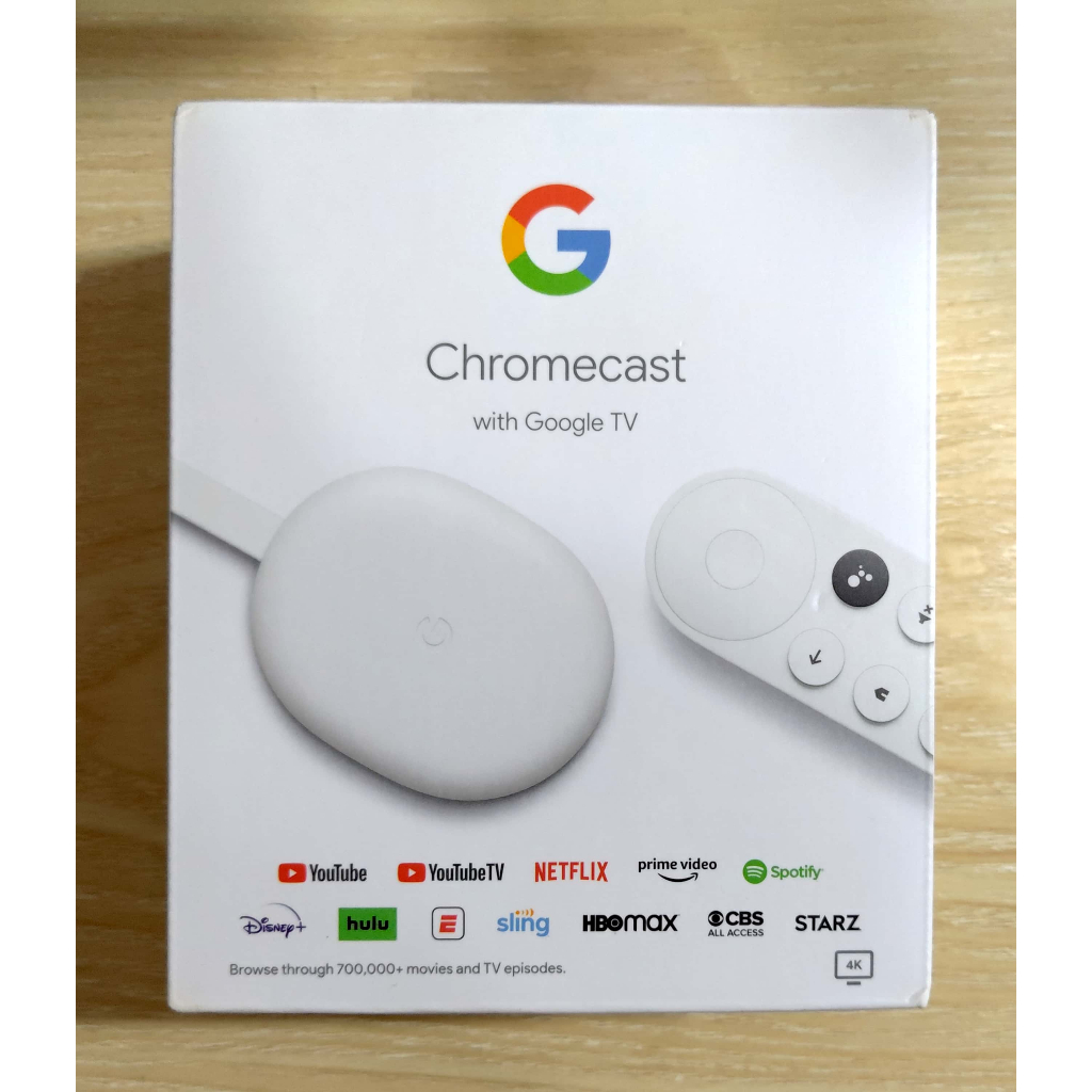 【二手】Chromecast Google TV 4K 媒體串流播放器 4代 四代 電視棒 電視盒 播放器 串流 影音