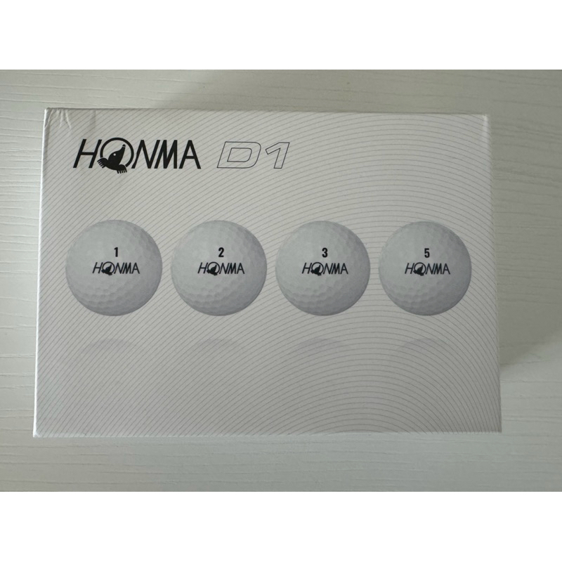 HONMA D1(2PS) 高爾夫球12入 (全新，本間公司貨)