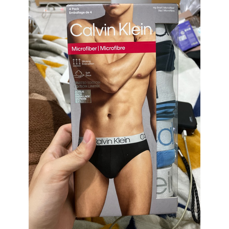 Calvin Klein 4packs hip brief CK四入組三角內褲