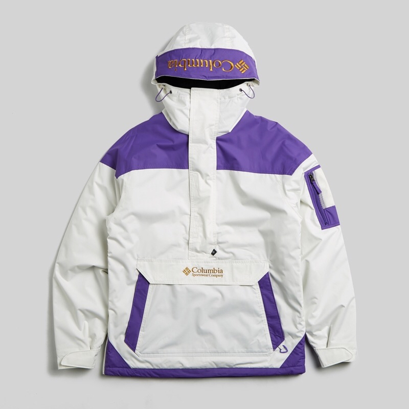 Columbia Challenger Pullover Jacket 哥倫比亞 衝鋒衣 限定配色 弗利沙 弗力札 白紫