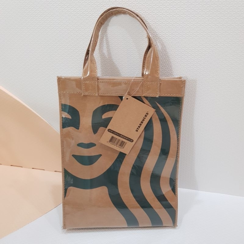 提袋 | 星巴克 限量 Starbucks NEW SIREN 小禮袋提袋PVC款