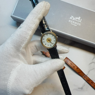 日本二手Hermes愛馬仕金幣扭結古董錶 愛馬仕手錶 愛馬仕錶 愛馬仕配件 愛馬仕古董錶 中古錶vintage