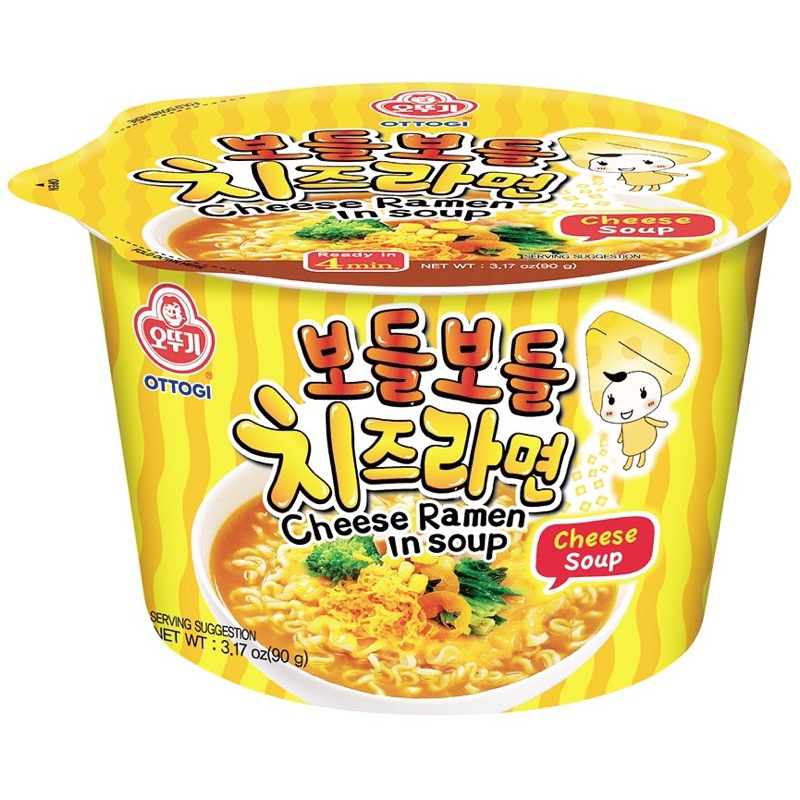 韓國不倒翁起司湯碗麵90公克（每張訂單限12碗）