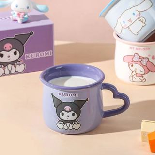 【限時折扣】三麗鷗 陶瓷 馬克杯 咖啡杯 牛奶杯 350ml 水杯 杯子 可微波 創意 可愛 庫洛米 大耳狗 生日 禮物
