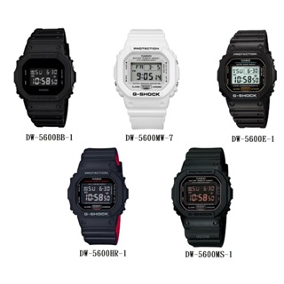 【天龜】G-SHOCK 經典潮流時尚 運動腕錶 DW-5600 系列錶款 DW-5600MS-1 DW-5600BB-1