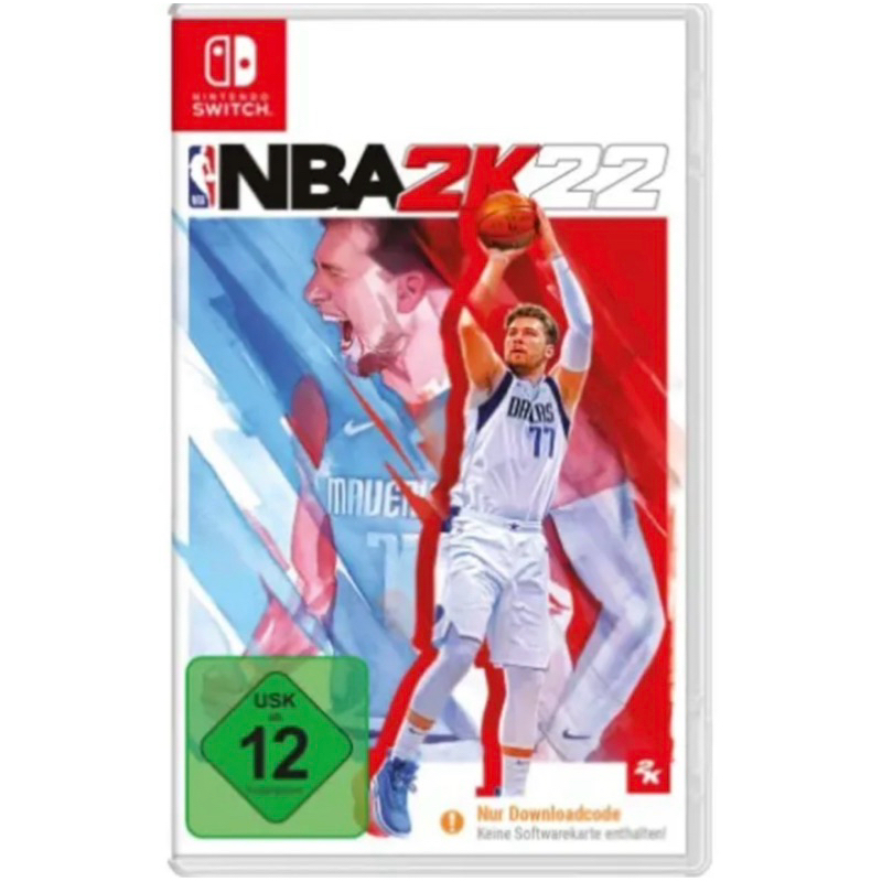 現貨 2手 NS Switch NBA 2K22 外文封面 下載序號版(中文版)