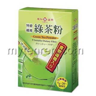 (現貨)天仁特級纖維綠茶粉 7克X20包#天仁抹茶粉180克/#好市多可可粉#天仁綠茶粉