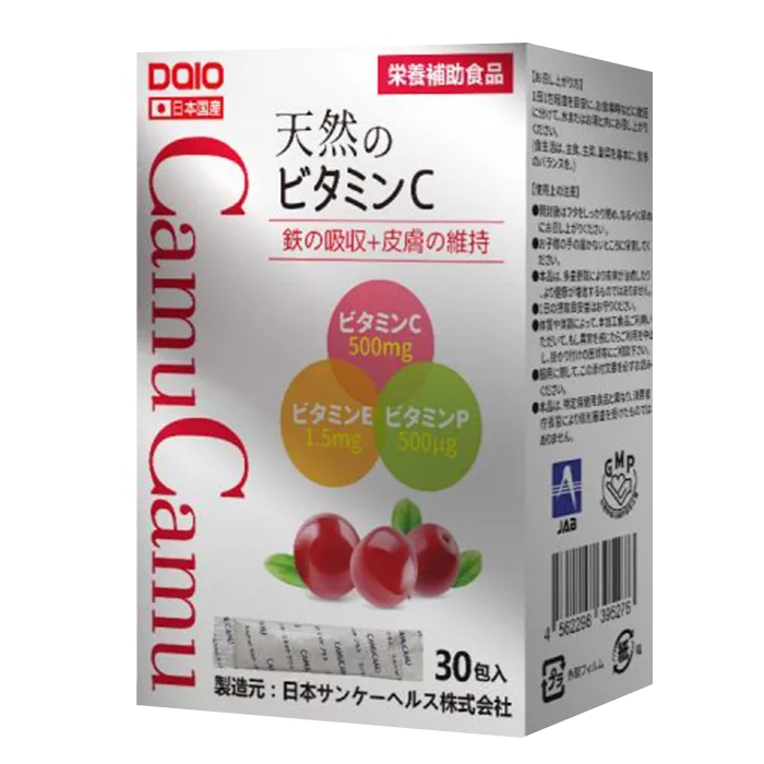 一安藥局【DAIO大王】日本卡姆果C顆粒60粒  /  買3送1 /  日本原裝進口