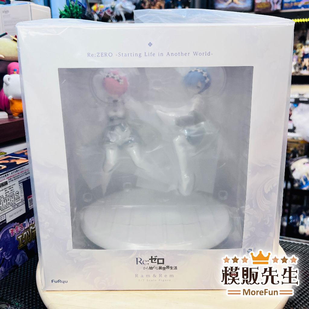 【模販先生】現貨 F:NEX 1/7 Re:從零開始的異世界生活 拉姆&amp;雷姆 SET 合售 套組 PVC 公仔