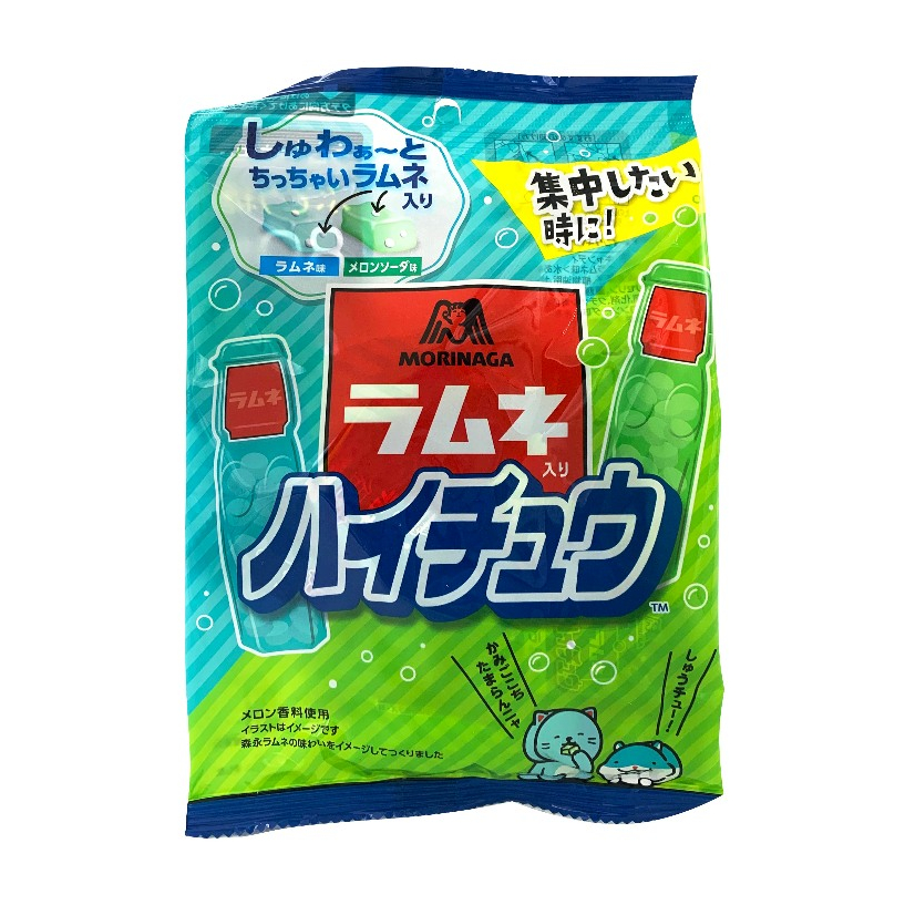 日本 MORINAGA 森永 嗨啾軟糖 彈珠汽水蘇打軟糖 68g
