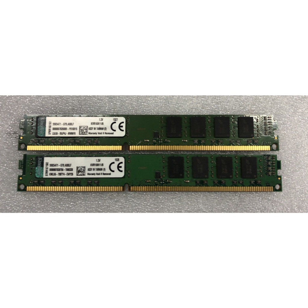 【吳'r】金士頓 DDR3 1600 8G 雙面顆粒桌上型電腦記憶體$230