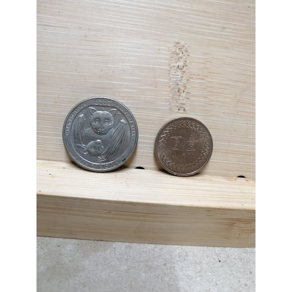 美國2020紀念幣/薩摩亞國家公園紀念幣/蝙蝠紀念幣/25美分/稀有值得收藏