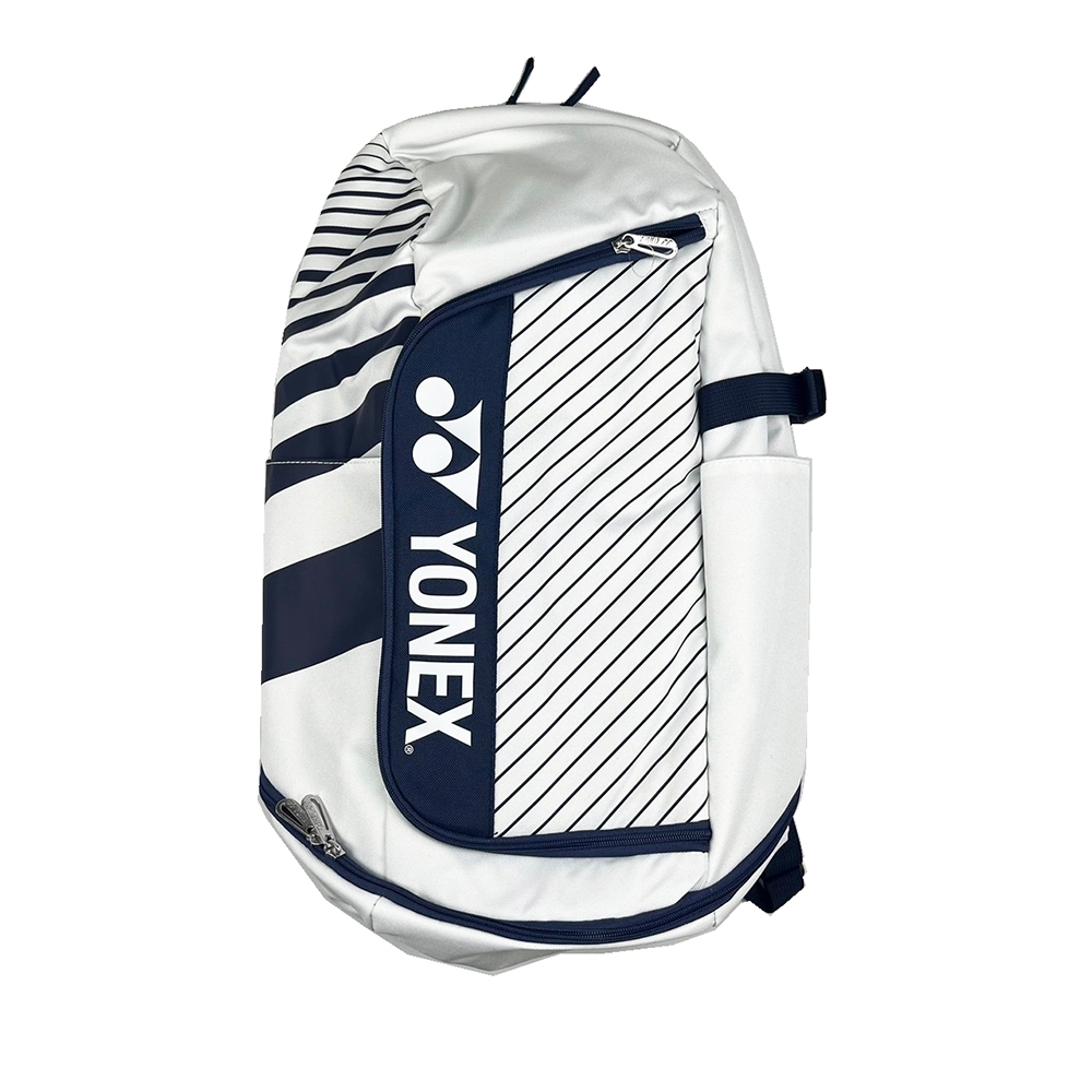 【郵局免運】YONEX 羽球後背包 裝備袋 白X深藍 30x55x21cm BAG32033TR011