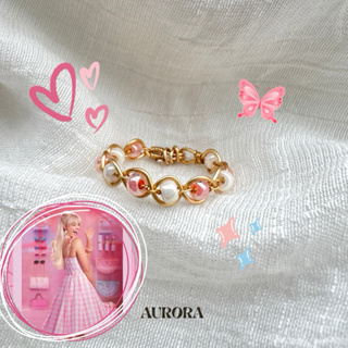 Aurora//Barbie風💖🫧🎀手作繞線戒指 串珠戒指 芭比系列手工飾品