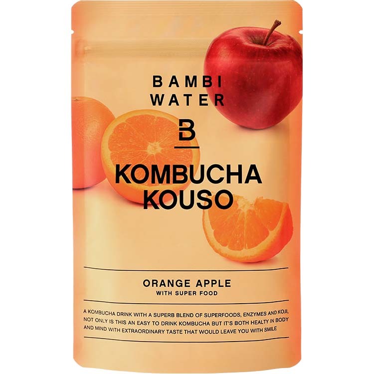 BAMBI WATER日本製 245酵素康普茶-蘋果柳橙17超級食物 17礦物質 維生素 維他命 膠原蛋白 無添加 低卡