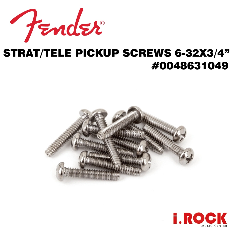 Fender 原廠 美製 Strat Tele 拾音器 螺絲組 Pickup Screws 零件【i.ROCK 愛樂客】