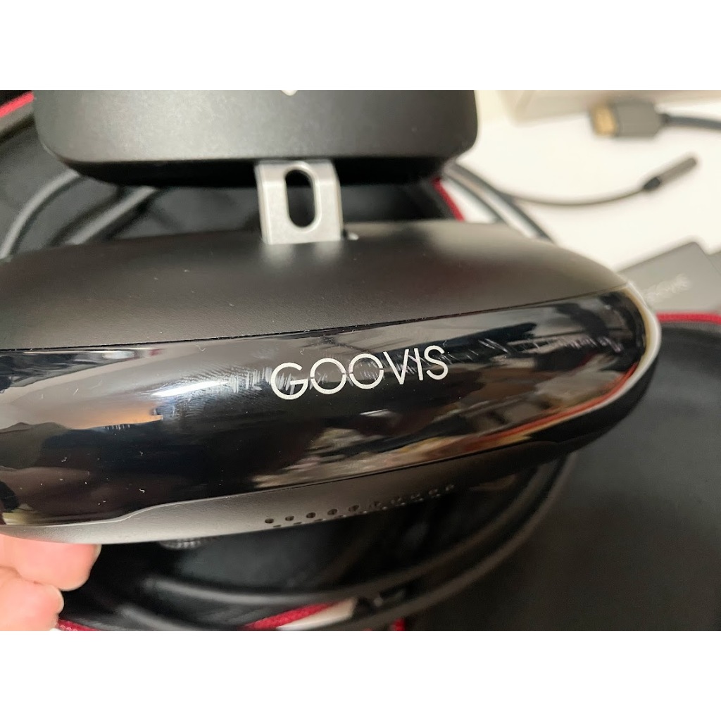 (24hr出貨) 8成新 GOOVIS T2 酷睿視Young頭戴顯示器-黑色 (含HDMI轉TYPE-C轉接器) 高雄