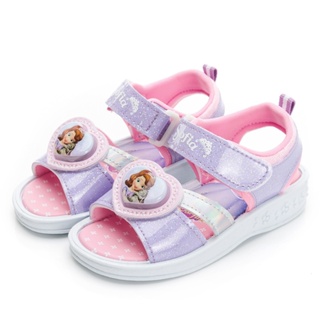 童鞋 【Disney 迪士尼】小公主蘇菲亞 童電燈涼鞋-紫/SOKT41977