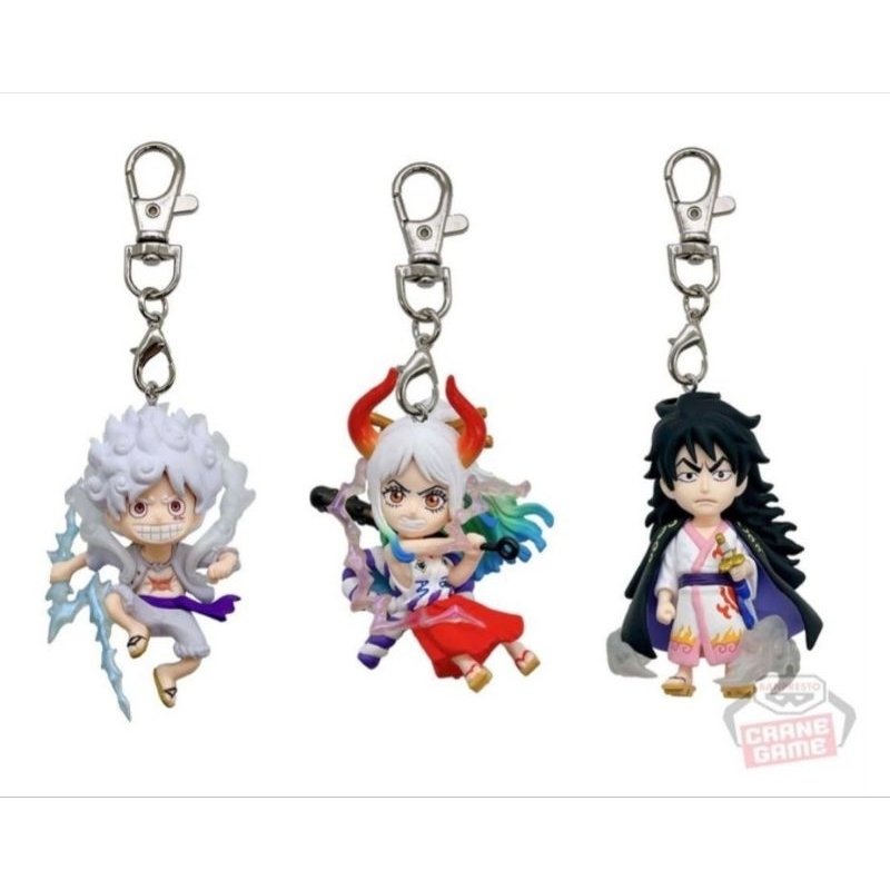 （12/15更新）日版萬代 2024 金證正版航海王 公仔鑰匙圈吊飾 第1彈 5檔尼卡魯夫帶閃電 大和帶雷電 桃之助大人