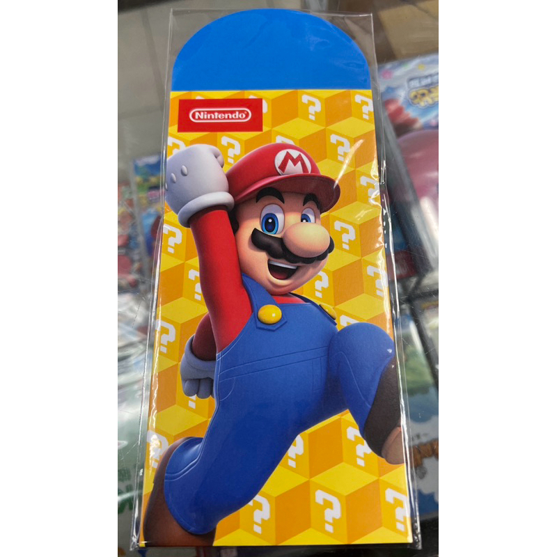 （不含遊戲） 任天堂 switch 超級瑪利歐 瑪利歐兄弟 SUPER MARIO 紅包袋 1包3入 全新品［遊戲頻道］