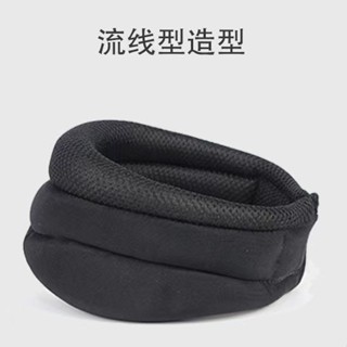✨臺灣公司出貨✨旅行圍套 辦公神器 流線設計 透氣網布記憶棉枕圍套 記憶棉枕 軟墊 家用流線設計輕巧舒適