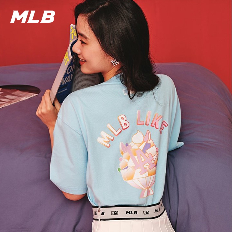 🇰🇷韓國代購 免運 MLB LIKE系列 冰淇淋印花 短袖 T恤 夏季新款 短袖T恤 3ATSEC3