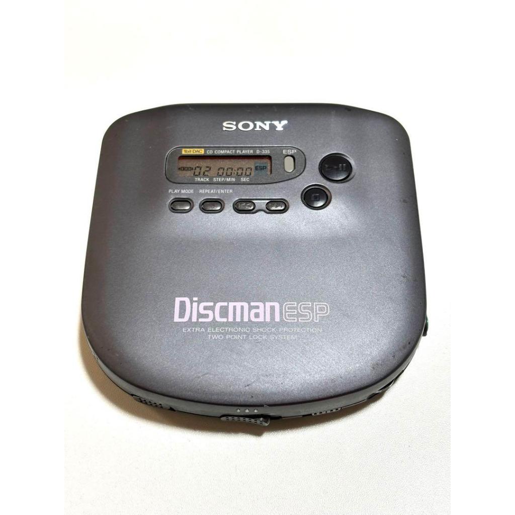 SONY Discman ESP D-335 日本製 CD 隨身聽 單機