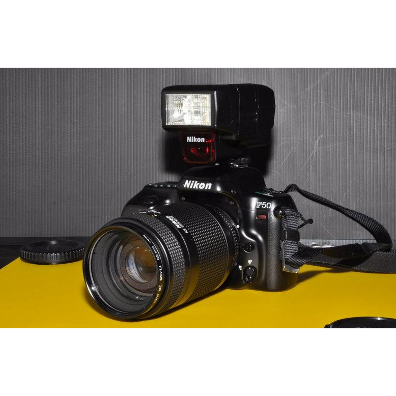 Nikon F50+AF NIKKOR 70-210mm 1:4-56D+SB23閃光燈